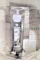 View through the Hall of Columns, Karnak, from Egypt and Nubia, Vol.1 - David Roberts