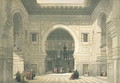 Interior of the Mosque of Sultan Hasan, Cairo, from Egypt and Nubia, Vol.3 - David Roberts