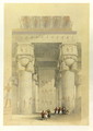 View from under the Portico of the Temple at Dendarah, from Egypt and Nubia, Vol.1 - David Roberts