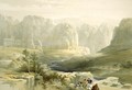 Petra looking South, March 9th 1839, plate 106 from Volume III of The Holy Land, engraved by Louis Haghe 1806-85 pub. 1849 - David Roberts