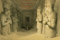 Interior of the Temple of Abu Simbel, from Egypt and Nubia, Vol.1 - David Roberts