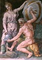Vulcan forging the armour of Achilles - Giulio Romano (Orbetto)
