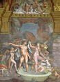 Mars and Venus bathing, aided by Cupid and putti from the Sala di Amore e Psiche, 1528 - Giulio Romano (Orbetto)