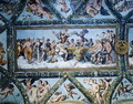 The Marriage of Cupid and Psyche, from the ceiling of the Loggia of Cupid and Psyche, 1510-17 - Giulio Romano (Orbetto)