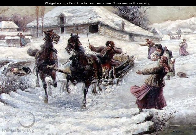 The Snowball Fight - R. Rollin