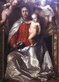 Madonna and Child crowned by two angels, c.1530 - Gerolamo Romanino