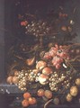 Still life of fruit on a ledge - Coenraet Roepel