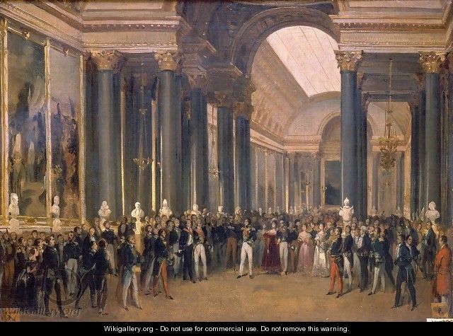 Louis-Philippe Opening the Galerie des Batailles, 10 June 1837 1837 - Francois - Joseph Heim
