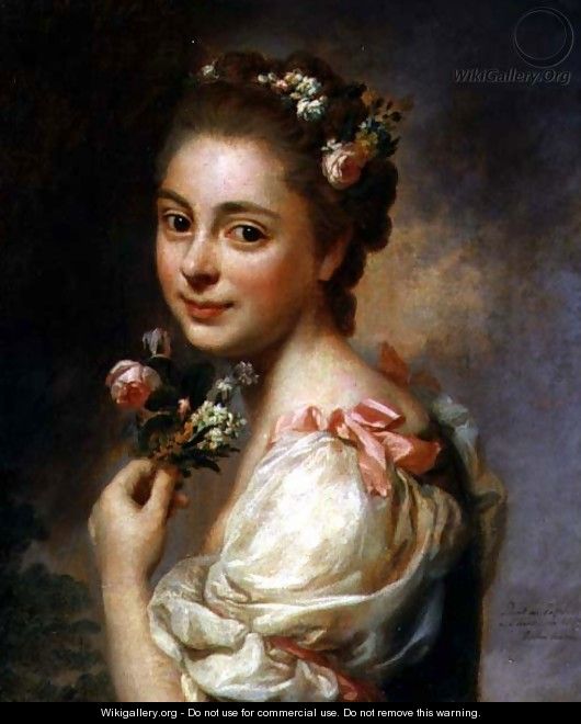 Portrait of the Artists Wife, Marie Suzanne, 1763 - Alexander Roslin