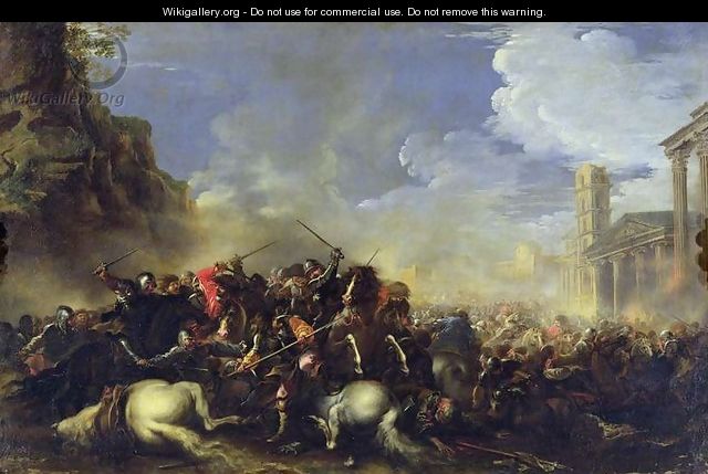 Battle Scene, c.1641-42 - Salvator Rosa