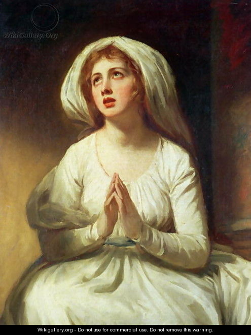 Lady Hamilton Praying - George Romney