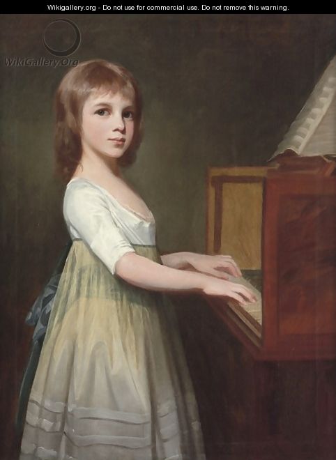 Portrait of Miss Margaret Casson at the Piano, 1781 - George Romney