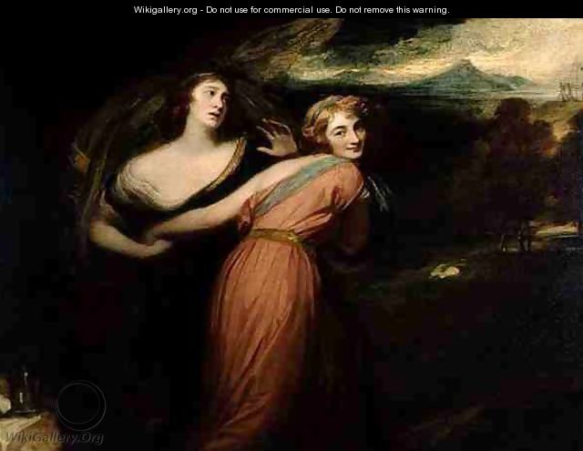 Mirth and Melancholy - George Romney