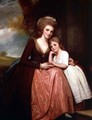Portrait of Mrs Bracebridge and her daughter Mary - George Romney