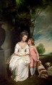 The Countess of Albemarle and her son - George Romney