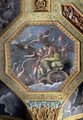 Venus and Cupid in a chariot drawn by swans, ceiling caisson from the Sala di Amore e Psiche, 1528 - Giulio Romano (Orbetto)