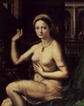 Woman with a Mirror - Giulio Romano (Orbetto)