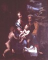 Madonna and Child with St. Anne and St. John the Baptist - Giulio Romano (Orbetto)