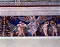 Frieze from the Camera con Fregio di Amorini Chamber of the Cupid Frieze detail of wrestling cupids, 1520s - Giulio Romano (Orbetto)