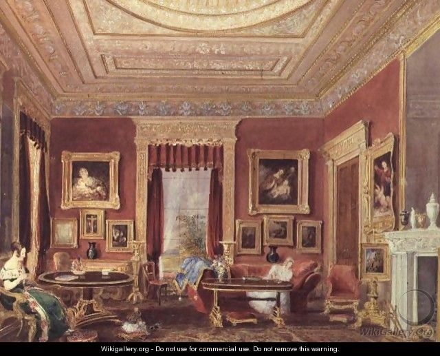 The Drawing Room, Leigh Court, Bristol, c.1840 - Thomas Leeson the Elder Rowbotham