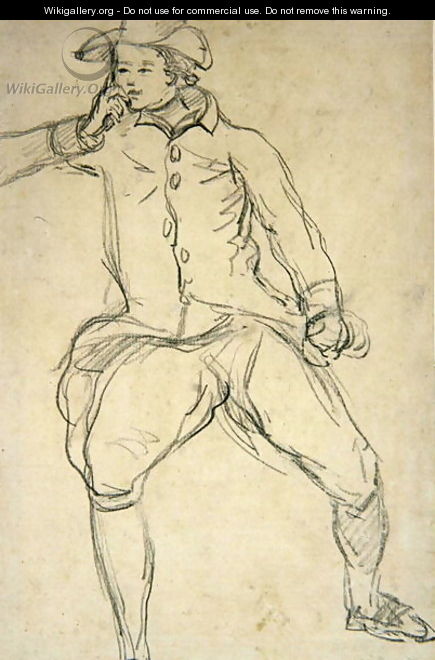 Sketch of a Man - Thomas Rowlandson
