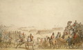 Review of the Light Horse Volunteers on Wimbledon Common, 1798 - Thomas Rowlandson