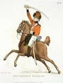 Southwark Cavalry Volunteer, plate 6 from Loyal Volunteers of London and Environs, published 1798 - Thomas Rowlandson