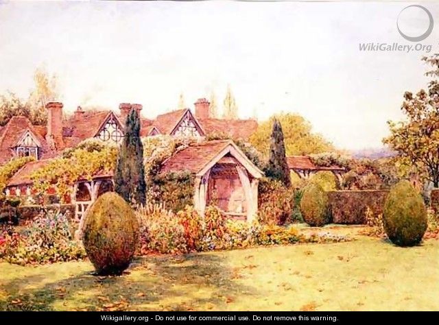 The Gardens at Great Tangley Manor nr. Guildford - Ernest Arthur Rowe