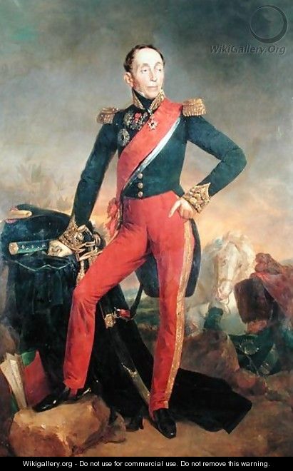 Portrait of Marquis Emmanuel de Grouchy 1766-1847 Marshal of France, c.1835 - Jean Sebastien Rouillard