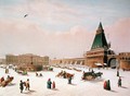 Loubyanska Square in Moscow, printed by Louis-Pierre-Alphonse Bichebois1801-50, 1830 - (after) Roussel, Paul Marie