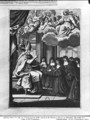 St. Francois de Salles 1567-1622 Giving the Rule of the Visitation to St. Jeanne de Chantal 1572-1641 - Gilles Rousselet