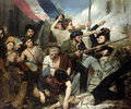 Scene of the 1830 Revolution - Philibert Rouviere