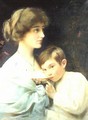 A Portrait of Marian Harford and Her Son Stuart - Alexander M. Rossi
