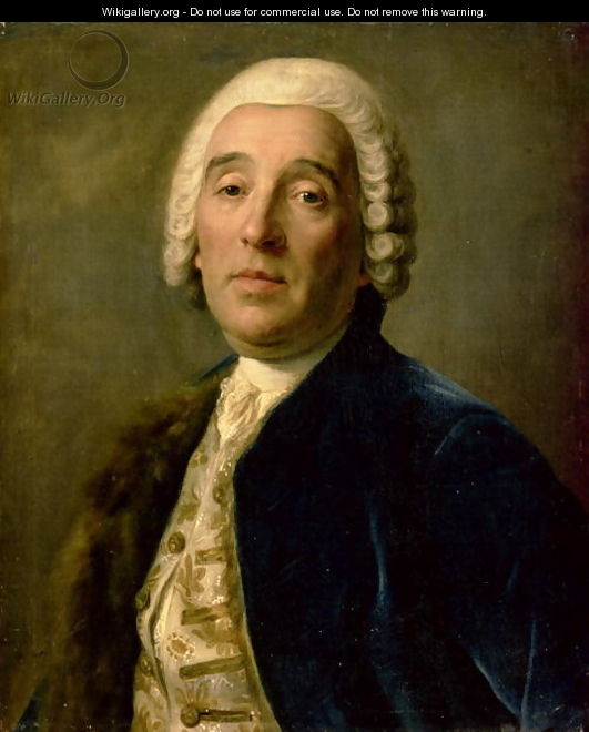 Portrait of the architect Bartolomeo Francesco Rastrelli 1700-71 - Pietro Antonio Rotari