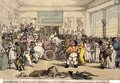 Exhibition at Bullocks Museum of Bonapartes Carriage Taken at Waterloo, pub. by Rudolph Ackermann, 1816 - Thomas Rowlandson