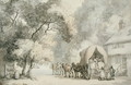 A Carriers Cart Outside an Inn, c.1785-90 - Thomas Rowlandson