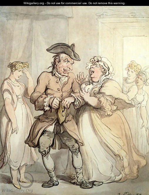 Pleasure First, Pay Later, 1812 - Thomas Rowlandson