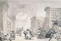 No.0613 The West Room and the Dome Room of Old University Library, Cambridge, 1800 - Thomas Rowlandson