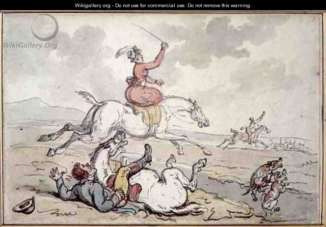 A Hunting Incident - Thomas Rowlandson