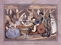 The Fish Market, plate 4 from Comforts of Bath, 1798 - Thomas Rowlandson