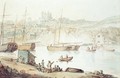 View of Exeter from the River Exmouth - Thomas Rowlandson