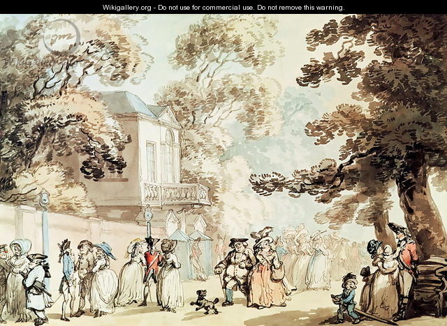 Spring Gardens, Ranelagh - Thomas Rowlandson