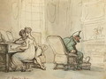 The Reflection - Thomas Rowlandson