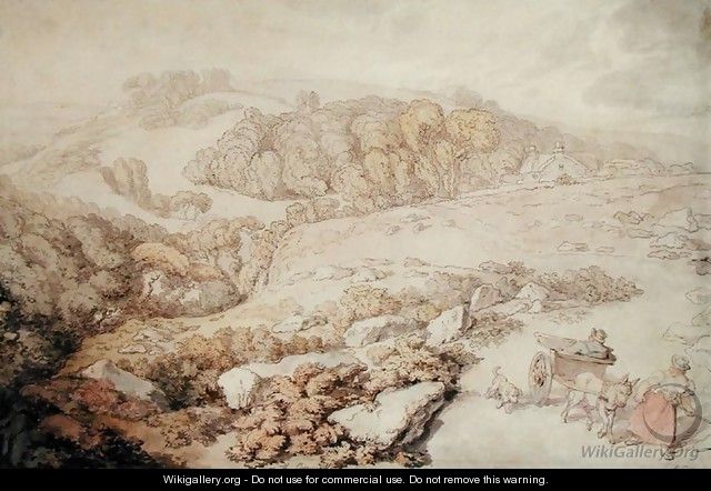 Bodmin Moor, North Cornwall, c.1825 - Thomas Rowlandson