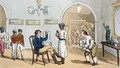 Qui Hi in the Bombay Tavern, from The Grand Master, or Adventures of Qui Hi? in Hindostan. A Hudibras Poem in Eight Cantos by Quiz, by William Combe 1741-1823 published by Thomas Tegg, London, 1815 - Thomas Rowlandson