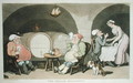 The Cellar Quartetto, from The Tour of Dr Syntax in search of the Picturesque, by William Combe, published 1812 - Thomas Rowlandson