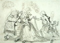 Pitt and his Allies in his Fight for the Regency, 1788 - Thomas Rowlandson