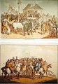 Weighing and Rubbing Down and The Betting Post, c.1789 - Thomas Rowlandson