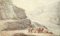 Rocky scene on the North Coast, Cornwall - Thomas Rowlandson