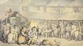 The Arrival of the Stage Coach at the Sun Inn, Bodmin, Cornwall - Thomas Rowlandson